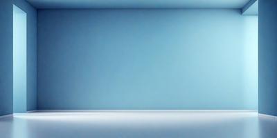 The primary subject of the image is a blue wall. The setting is a room with a blue wall, and the visual style is a photo. The dominant colors are blue, and the overall atmosphere is calm and serene.