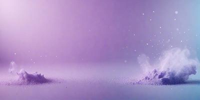 The primary subject of the image is a purple background with a white star pattern. The setting is a purple sky, and the visual style is a digital art or illustration. The colors and mood of the image are predominantly purple and serene, creating a calming atmosphere.