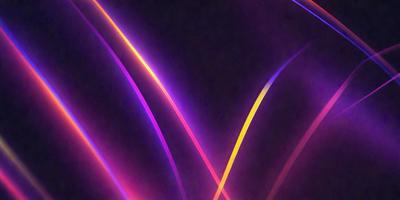 The primary subject of the image is a purple and yellow light, which appears to be a neon light or a light effect. The setting is a dark background, which contrasts with the bright colors of the light. The visual style of the image is a close-up of the light, emphasizing its vibrant colors and unique appearance. The overall atmosphere of the image is energetic and captivating, with the light drawing the viewer's attention.