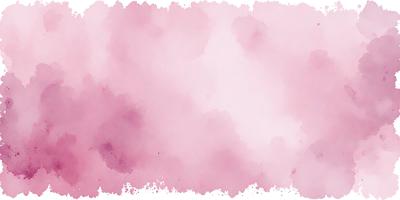 The primary subject of the image is a pink background with a watercolor-like texture. The setting is a cloudy sky, and the visual style is a combination of a photo and a watercolor painting. The dominant colors are pink and white, creating a soft and dreamy atmosphere.