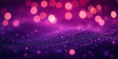 The primary subject of the image is a purple background with a pattern of pink and purple lights. The setting is a dark room, and the visual style appears to be a digital art or illustration. The dominant colors are purple and pink, creating a warm and inviting atmosphere.