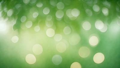The primary subject of the image is a green background with a pattern of green and white lights. The setting appears to be a bright and lively environment. The visual style of the image is a combination of a photo and digital art, creating a unique and vibrant atmosphere. The dominant colors in the image are green and white, with the green background and white lights creating a sense of freshness and energy.