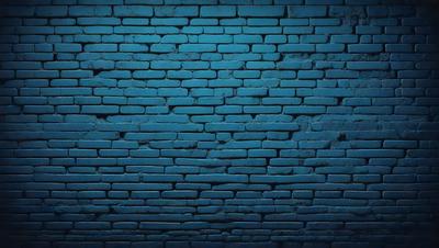 The primary subject of the image is a blue brick wall. The setting is a brick wall with a blue background, giving it a unique and striking appearance. The visual style of the image is a photo, capturing the details and textures of the brick wall. The dominant colors in the image are blue and white, creating a calm and serene atmosphere.