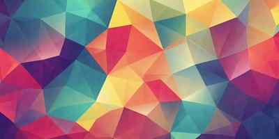 The primary subject of the image is a colorful geometric pattern, featuring a mix of yellow, red, and blue colors. The setting is a colorful background, which adds to the vibrant atmosphere of the scene. The visual style of the image is a combination of digital art and illustration, creating a unique and eye-catching design. The dominant colors and overall mood of the image are lively, energetic, and cheerful.