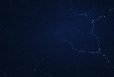 The primary subject of the image is a blue background with a pattern of lightning bolts. The setting appears to be a dark, moody environment. The visual style is a combination of digital art and illustration, creating a unique and striking pattern. The colors and mood of the image are predominantly dark and dramatic, with the blue background and lightning bolts adding a sense of intensity and energy.