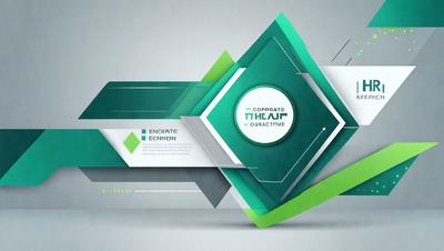 The image features a green and white design with a circular element in the center. The primary subject is a business logo, which is displayed prominently in the scene. The setting is a white background, and the visual style is a combination of digital art and illustration. The colors and mood of the image are predominantly green and white, creating a clean and professional appearance.