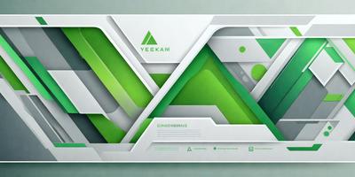 Primary subject: A green and white design with a triangle shape.

Setting/background: The design is on a white background.

Visual style: The design appears to be a digital art or illustration.

Colors and mood: The design features green and white colors, giving it a clean and modern appearance.