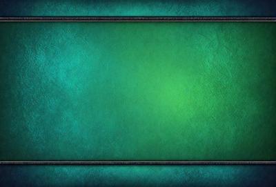 The primary subject of the image is a green background with a blue tint. The setting is a large, empty space, possibly a stage or a canvas. The visual style is a digital art or illustration, as the background appears to be a digital creation. The colors and mood are predominantly green and blue, creating a calm and serene atmosphere.