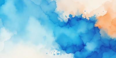 The primary subject of the image is a blue and white splash of paint, which appears to be a watercolor painting. The setting is a white background, which provides a clean and uncluttered environment for the artwork. The visual style is a combination of digital art and traditional watercolor painting, creating a unique and artistic effect. The dominant colors in the image are blue and white, which contribute to a calming and serene atmosphere.