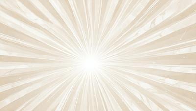 The primary subject of the image is a bright light source, which appears to be a sun or a light bulb. The light source is surrounded by a pattern of white and grey stripes, creating a visually striking scene. The setting is a white background, which further emphasizes the light source and its pattern. The visual style of the image is a combination of photo and digital art, as it captures the light source's brightness and the pattern's intricate details. The colors and mood of the image are predomin