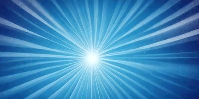 The primary subject of the image is a bright, shining light source, which appears to be a sun or a light bulb. The light source is surrounded by a blue background, giving the image a vibrant and lively atmosphere. The visual style of the image is a combination of digital art and illustration, creating a unique and captivating scene. The colors and mood of the image are predominantly blue, with the bright light source adding a sense of warmth and energy to the overall composition.