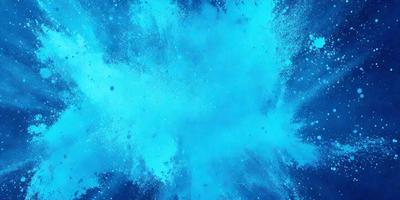 The primary subject of the image is a blue, swirling, and splashing pattern. The setting is a blue background, and the visual style appears to be a digital art or illustration. The dominant colors are blue and white, creating a calm and soothing atmosphere.
