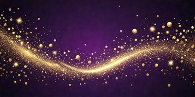 The primary subject of the image is a swirling, golden pattern that resembles a flowing river. The setting is a purple background, which contrasts with the golden hues of the pattern. The visual style appears to be a digital art or illustration, as the pattern is intricately detailed and the colors are vibrant. The overall atmosphere is one of beauty and elegance, as the golden pattern creates a sense of movement and flow.