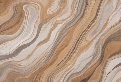 The primary subject of the image is a wooden surface with a unique and intricate pattern. The setting is a close-up view of the wooden surface, showcasing the detailed design. The visual style is a combination of a photo and a digital art, as the wooden surface appears to be a blend of natural and artificial elements. The colors and mood of the image are warm and earthy, with the wooden surface providing a natural and organic feel.