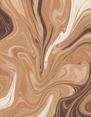 The primary subject of the image is a wooden surface with a unique and intricate pattern. The setting is a close-up view of the wooden surface, showcasing the detailed design. The visual style is a combination of a photo and a digital art, as the wooden surface appears to be a blend of natural and artificial elements. The colors and mood of the image are predominantly brown and earthy tones, creating a warm and natural atmosphere.