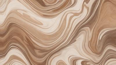 The primary subject of the image is a wooden surface with a unique and intricate pattern. The setting is a close-up view of the wooden surface, showcasing the detailed design. The visual style is a combination of a photo and a digital art, as the wooden surface appears to be a blend of natural and artificial elements. The colors and mood of the image are predominantly brown and earthy tones, creating a warm and natural atmosphere.