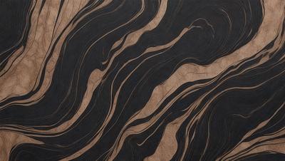 The primary subject of the image is a wooden surface with a black and brown color scheme. The setting is a close-up of the wooden surface, showcasing its texture and pattern. The visual style is a combination of a photo and a drawing, creating a unique and artistic representation of the wooden surface. The colors and mood of the image are dark and moody, with the black and brown tones adding to the overall atmosphere.