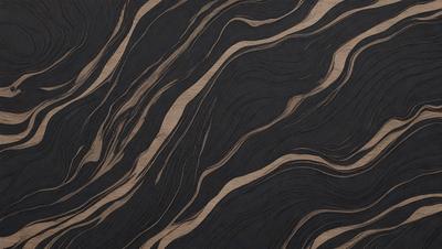 The primary subject of the image is a wooden surface with a patterned design. The setting is a dark room, and the visual style appears to be a combination of a photo and a drawing. The colors and mood of the image are predominantly dark, with the wooden surface being the main focus.