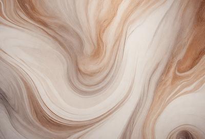 The primary subject of the image is a wooden surface with a swirling pattern. The setting is a room with a wooden floor, and the visual style is a close-up of the wooden surface. The colors and mood of the image are predominantly brown and earthy, giving it a natural and warm atmosphere.