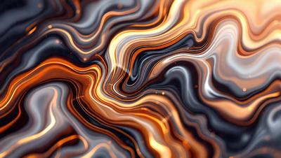 The primary subject of the image is a close-up of a patterned surface, which appears to be a piece of art or a textured surface. The setting is a dark background, which contrasts with the bright colors of the pattern. The visual style is a combination of photo and digital art, creating a unique and intriguing image. The colors and mood of the image are vibrant and lively, with the bright colors of the pattern standing out against the dark background.