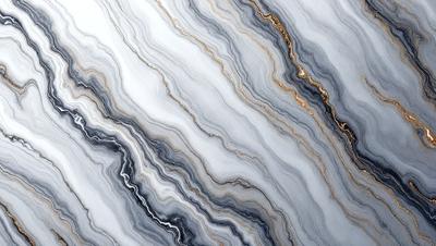 The primary subject of the image is a marble-like pattern, which is the main focus of the image. The setting is a marble-like surface, possibly a countertop or a wall. The visual style is a close-up of the marble-like pattern, showcasing its intricate details. The colors and mood of the image are predominantly grays and blues, giving it a sophisticated and elegant appearance.
