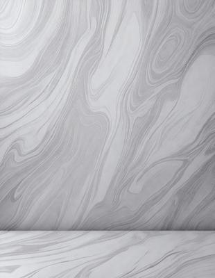 The primary subject of the image is a marble wall with a patterned texture. The setting is a room with a gray marble wall as the background. The visual style is a close-up of the marble wall, showcasing its intricate pattern. The colors and mood of the image are predominantly gray, giving it a sophisticated and elegant appearance.