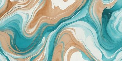 The primary subject of the image is a blue and white swirling pattern, which appears to be a painting or a digital artwork. The setting is a white background, which provides a clean and minimalist appearance. The visual style is a combination of painting and digital art, creating a unique and eye-catching design. The colors and mood of the image are predominantly blue and white, giving it a calming and serene atmosphere.