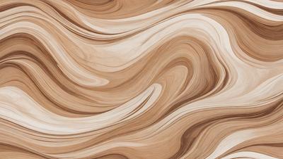 The primary subject of the image is a wooden surface with a swirling pattern. The setting is a close-up of the wooden surface, showcasing the intricate design. The visual style is a combination of a photo and a digital art, as the wooden surface appears to be a blend of natural and artificial elements. The colors and mood of the image are warm and inviting, with the wooden surface providing a sense of texture and depth.