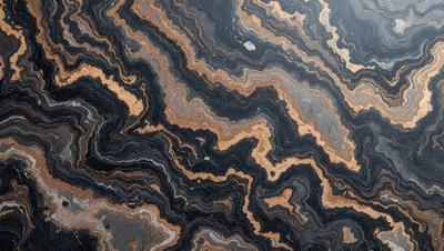 The primary subject of the image is a close-up of a marble stone with a unique and intricate pattern. The setting is a black and white photograph, which adds a timeless and artistic quality to the image. The visual style is a blend of natural and man-made elements, as the marble stone is a natural material, while the photograph is a digital creation. The colors and mood of the image are predominantly black and white, which adds a sense of depth and contrast to the scene.