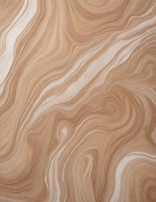 The primary subject of the image is a wooden surface with a unique and intricate pattern. The setting is a room with a wooden floor, and the visual style appears to be a combination of a photo and a digital art or illustration. The colors and mood of the image are warm and inviting, with the wooden surface being the main focus.