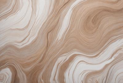 The primary subject of the image is a wooden surface with a unique and intricate pattern. The setting is a close-up of the wooden surface, showcasing the detailed design. The visual style is a combination of a photo and a digital art, as the wooden surface appears to be a blend of natural and artificial elements. The colors and mood of the image are warm and earthy, with the wooden surface providing a natural and organic feel.
