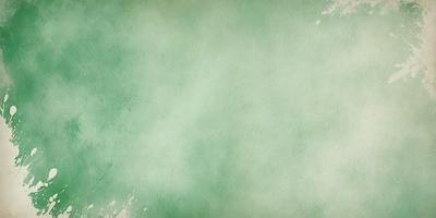 The primary subject of the image is a large, green, textured surface. The setting is a room with a green wall, and the visual style is a painting or drawing. The colors and mood of the image are predominantly green, creating a calm and serene atmosphere.