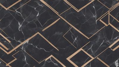 The primary subject of the image is a black and white marble pattern. The setting is a black and white marble floor, which serves as the background. The visual style is a pattern, and the colors and mood are predominantly black and white, giving the image a classic and elegant appearance.