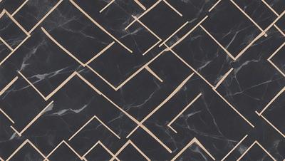 The primary subject of the image is a black and white marble pattern. The setting is a black and white marble surface, which serves as the background. The visual style is a pattern, and the colors and mood are predominantly black and white, giving the image a classic and elegant appearance.
