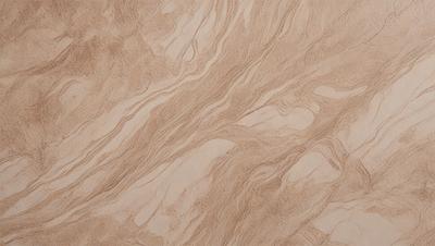 The primary subject of the image is a brown and white marbled wallpaper. The setting is a wall with a patterned design, giving it a unique and textured appearance. The visual style is a close-up of the wallpaper, showcasing its intricate details. The colors and mood of the image are warm and earthy, with the brown and white colors creating a sense of depth and richness.
