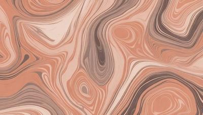 The primary subject of the image is a close-up of a marbled surface, which appears to be a piece of wood or a stone. The setting is a room with a pinkish hue, which adds to the overall atmosphere. The visual style of the image is a combination of a photo and a drawing, creating a unique and intricate pattern. The colors and mood of the image are predominantly pink, giving it a warm and inviting feel.