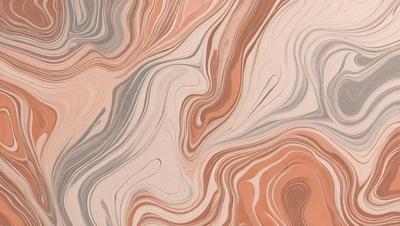 The primary subject of the image is a close-up of a marbled surface, which appears to be a patterned wallpaper or a textured wall. The setting is indoors, with the surface being the main focus of the image. The visual style is a combination of photo and digital art, as the image is a close-up of the marbled surface. The colors and mood of the image are predominantly warm and earthy tones, creating a cozy and inviting atmosphere.