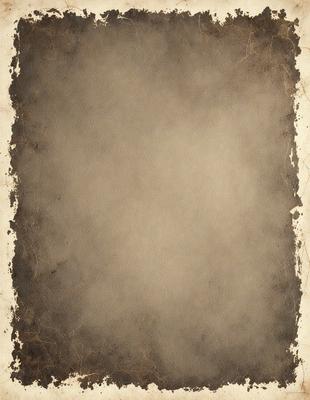 The primary subject of the image is a large, empty white canvas. The setting is a room with a brown wall, and the visual style is a combination of a photo and a drawing. The colors and mood of the image are predominantly brown and neutral, creating a sense of calm and simplicity.