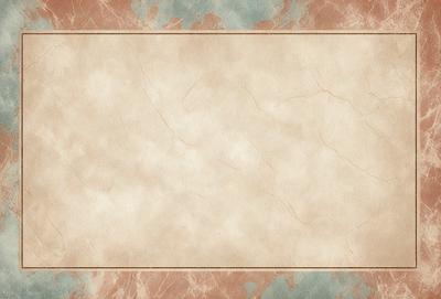 The primary subject of the image is a white paper with a brown border. The setting is a marbled paper background, which adds a sense of texture and depth to the scene. The visual style is a combination of a photo and a drawing, creating a unique and artistic appearance. The colors and mood of the image are predominantly brown and white, giving it a classic and elegant feel.