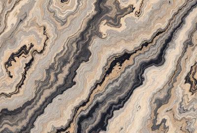 The primary subject of the image is a marble-like pattern, which is the main focus of the image. The setting is a marble-like surface, possibly a countertop or a wall. The visual style is a close-up of the marble-like pattern, showcasing its intricate details. The colors and mood of the image are predominantly dark, with the marble-like pattern being the main source of visual interest.