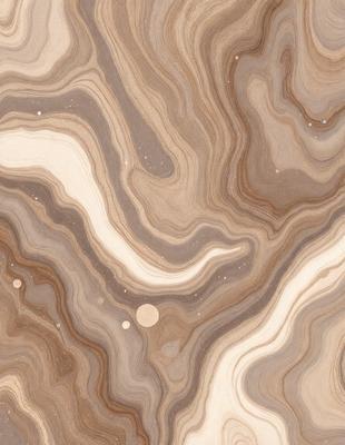 The image features a close-up of a marbled stone surface, showcasing its intricate and textured design. The primary subject is the marbled stone, which is the main focus of the image. The setting is a natural environment, with the stone surface being the primary background. The visual style is a close-up of the marbled stone, emphasizing its unique texture and pattern. The colors in the image are predominantly earthy tones, such as brown, beige, and gray, which create a natural and