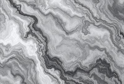 The image features a close-up of a marble surface with a patterned texture. The primary subject is the marble, which is the main object, scene, or focus of the image. The setting or background is the marble surface, which is the environment, backdrop, or surface visible in the image. The visual style is a close-up of the marble, which suggests that it is a photo or a digital art piece. The colors and mood of the image are predominantly grays and blacks, giving