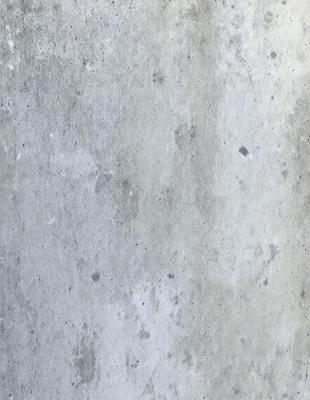 The primary subject of the image is a concrete wall with a rough texture. The setting is an outdoor environment, and the visual style is a photo. The dominant colors are gray and white, creating a neutral and somewhat dull atmosphere.