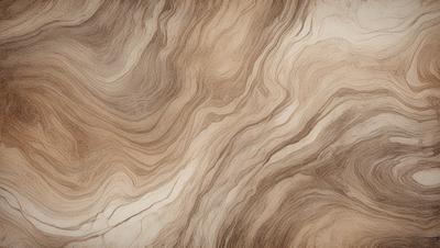 The primary subject of the image is a wooden surface with a unique and intricate pattern. The setting is a close-up of the wooden surface, showcasing the details of the pattern. The visual style is a close-up of the wooden surface, which gives a sense of depth and texture. The colors and mood of the image are predominantly brown, giving it a warm and natural atmosphere.