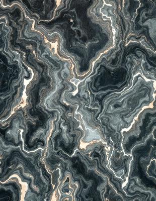 The primary subject of the image is a close-up of a marble surface with a pattern of swirls and lines. The setting is a black and white photograph, which gives the image a classic and timeless appearance. The visual style is a combination of natural and man-made elements, as the marble is a natural material, while the photograph is a digital creation. The colors and mood of the image are predominantly black and white, with the marble surface providing a contrasting texture and pattern.
