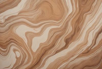 The primary subject of the image is a wooden surface with a unique and intricate pattern. The setting is a close-up view of the wooden surface, showcasing the details of the pattern. The visual style is a close-up of the wooden surface, which gives a sense of depth and texture. The colors and mood of the image are warm and natural, with the wooden surface being the main focus.