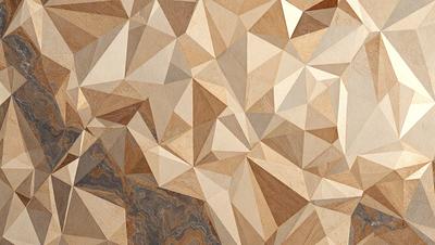 The primary subject of the image is a patterned surface, which appears to be a marble or stone texture. The setting is a close-up of the pattern, showcasing the intricate design and texture. The visual style is a combination of digital art and illustration, as the pattern is created using a computer-generated design. The colors and mood of the image are predominantly earthy tones, such as brown, beige, and tan, which give the pattern a natural and organic appearance.