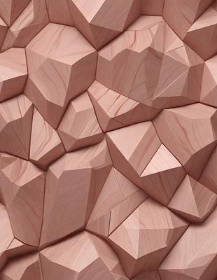 The primary subject of the image is a large, intricate, and textured surface made of wood. The setting is a close-up of the wooden surface, showcasing its unique and detailed design. The visual style is a combination of a photo and digital art, creating a realistic yet artistic representation of the wooden surface. The colors and mood of the image are predominantly warm and earthy, with the wooden surface being the main focus of the image.