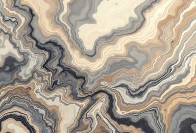 The image features a close-up of a marble-like pattern, showcasing its intricate and textured design. The primary subject is the marble-like pattern, which is the main focus of the image. The setting is a natural environment, with the marble-like pattern being the main object in the scene. The visual style is a close-up of the marble-like pattern, which gives the image a detailed and artistic appearance. The colors and mood of the image are predominantly earthy t