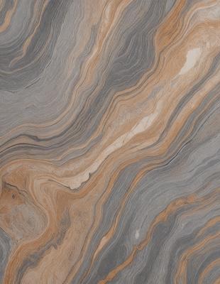The image features a close-up of a marbled stone surface, showcasing its intricate and textured design. The primary subject is the marbled stone, which is the main focus of the image. The setting is a natural environment, with the stone surface being the primary background. The visual style is a close-up, which emphasizes the details of the marbled stone. The colors and mood of the image are predominantly earthy tones, giving it a natural and organic feel.